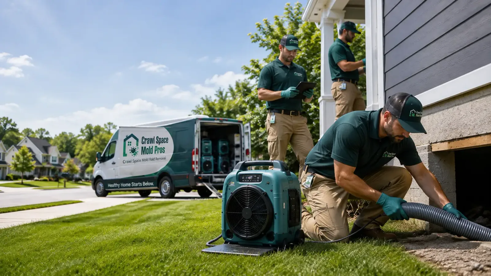 Crawl Space Mold Removal in Harrisville, PA